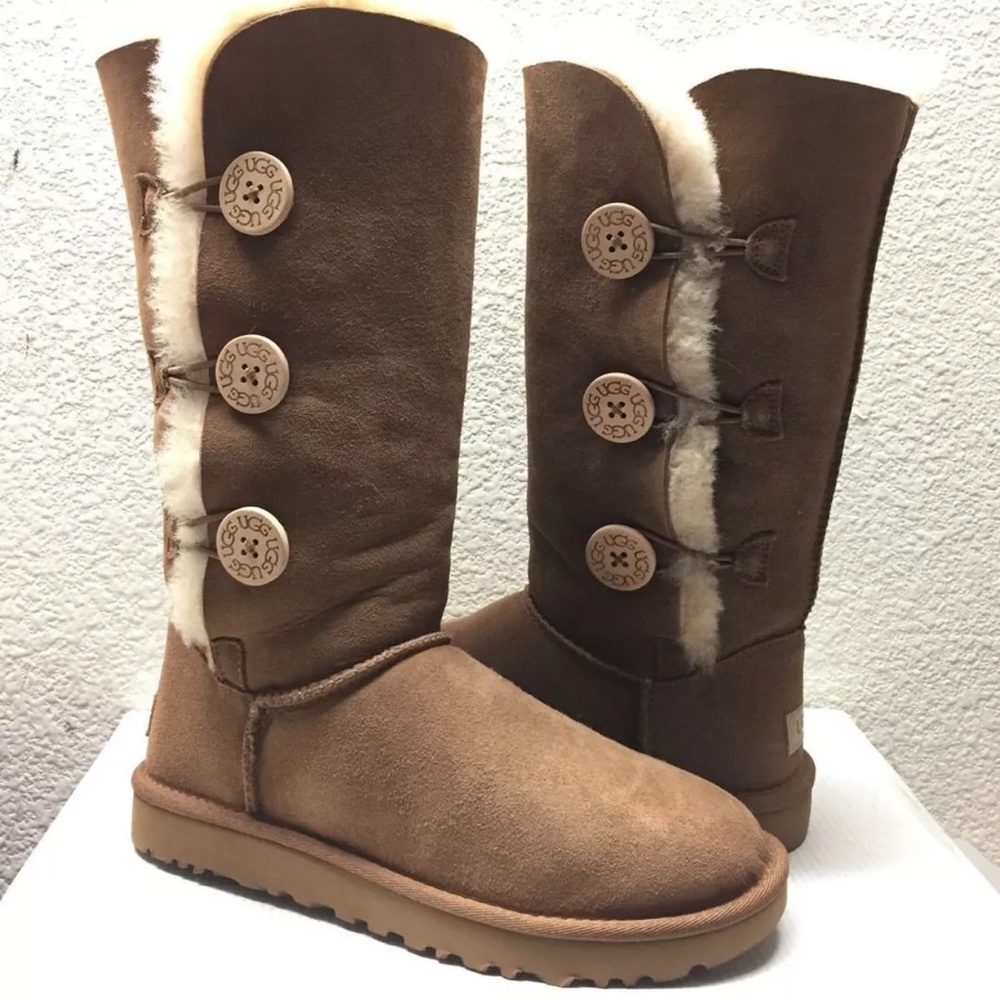 UGG Bailey Button II TALL CHESTNUT WATER RESISTANT boots